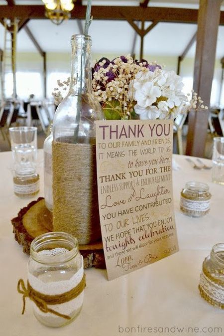 DIY Candle Wedding Favor Thank You