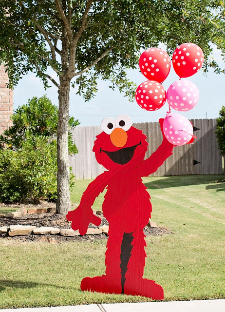 Elmo Birthday Party Ideas With Balloons