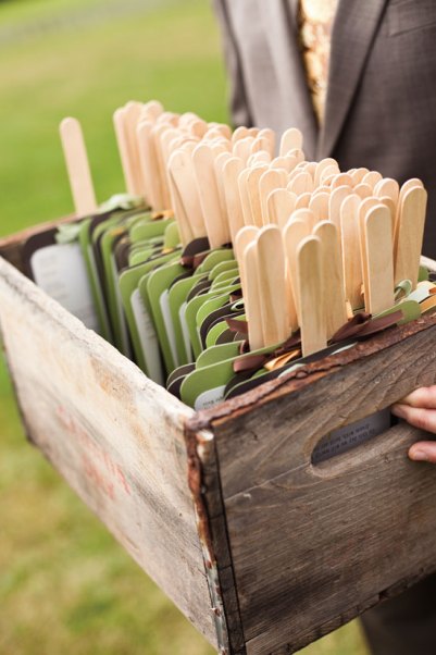Wedding Favor Fans Box Display