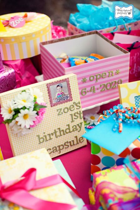 First Girl Birthday Time Capsule