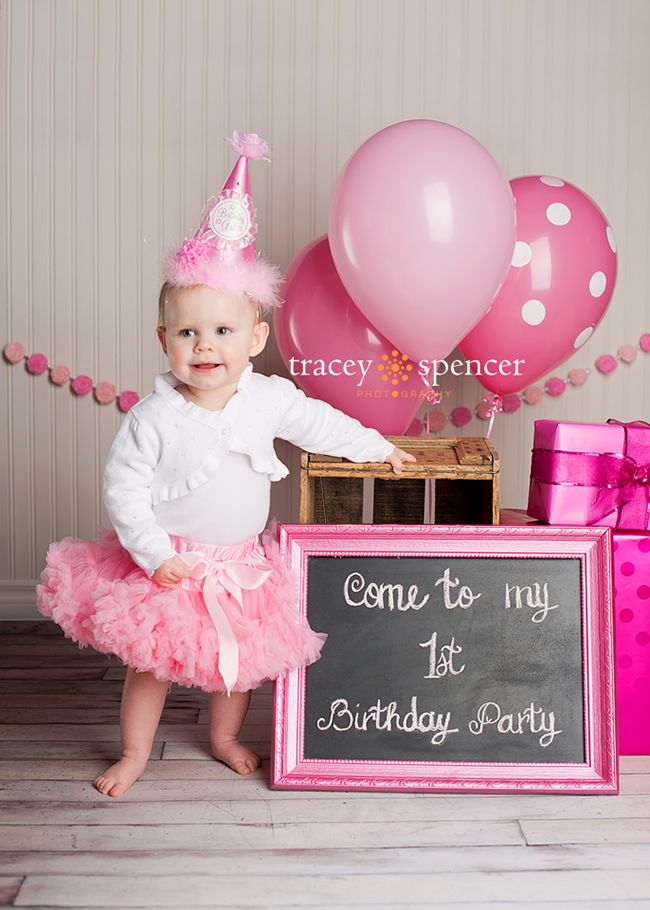 First Girl Birthday Party Sign