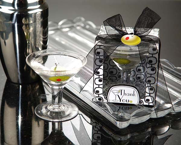 Gel Candle Wedding Favor Idea
