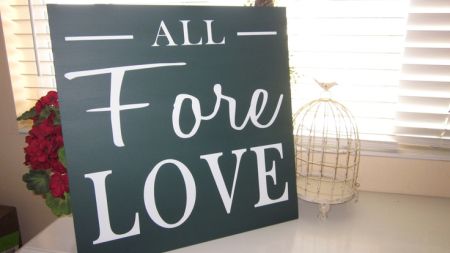Fore Love Golf Themed Wedding Favors