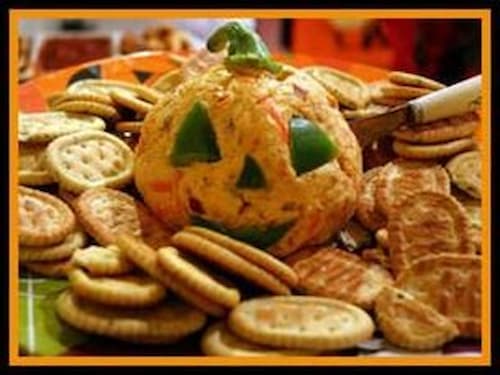 Cheeseball Halloween Appetizers