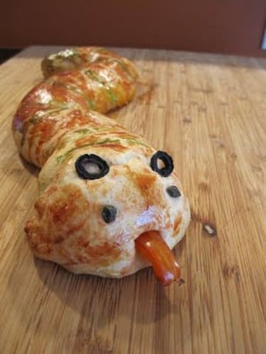 Slithering Snake Halloween Appetizers