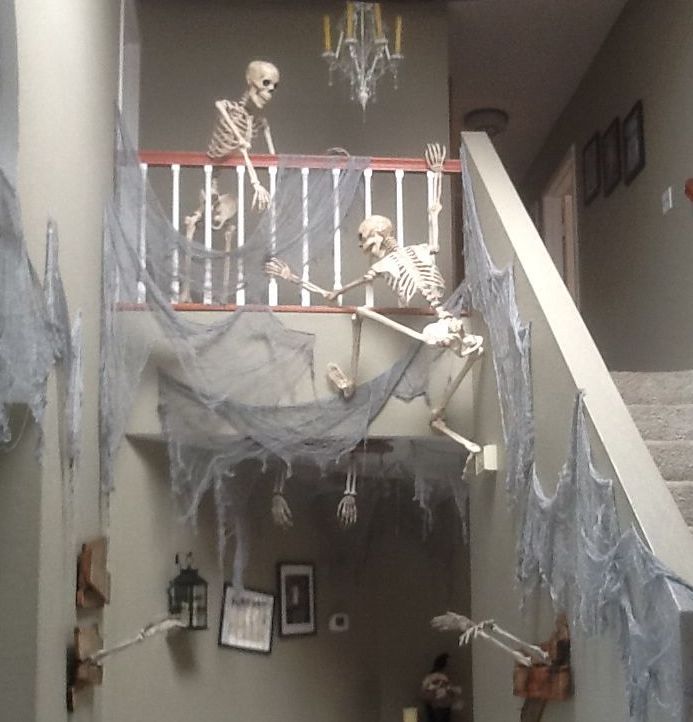 Skeleton Stairway Halloween Decoration