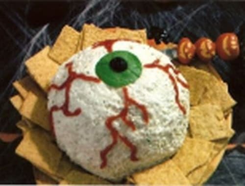 Creepy Peepers Halloween Appetizers