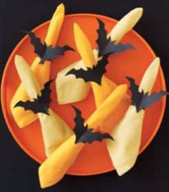 Batty Napkin Holder Decorating Idea
