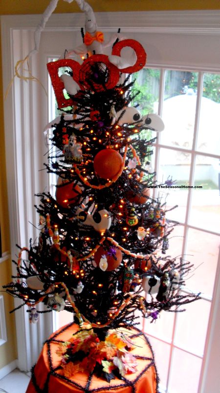 Decorated Halloween Tree