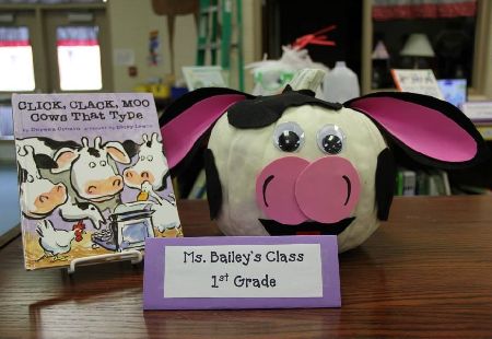 Moo Cow Halloween Pumpkin