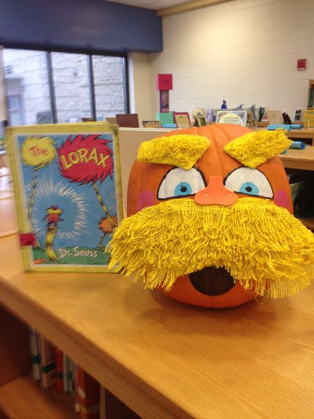 The Lorax Halloween Pumpkin