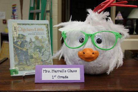 Chicken Little Halloween Pumpkin