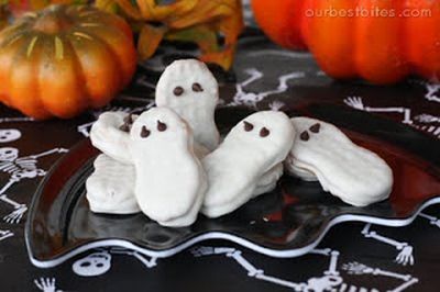 Halloween Nutter Butter Ghosts