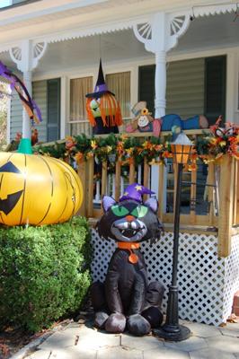 Inflatable Cat Halloween Yard Decorations
