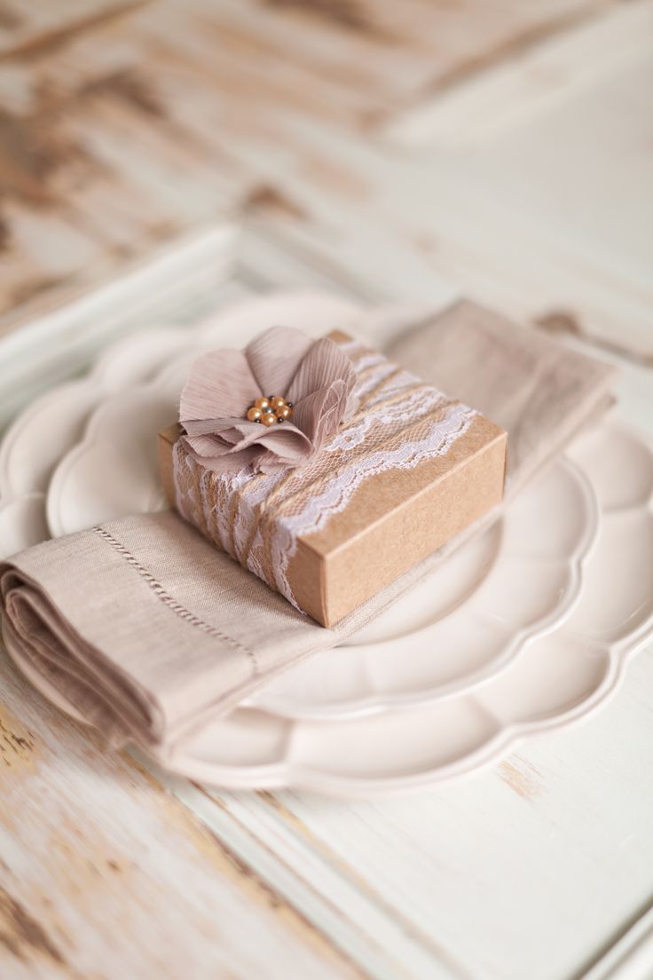 Elegant Homemade Wedding Favor Soaps