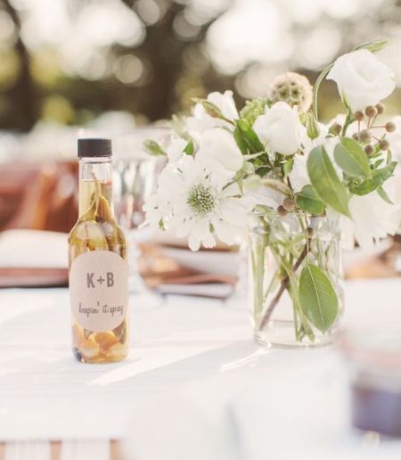 Olive Oil Idea For Homemade Wedding Favors