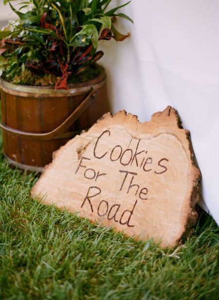 Creative Wedding Cookie Signage