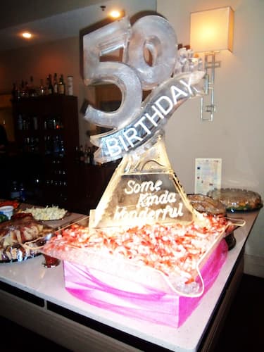 Planning A 50th Birthday Party Ice Sculpture