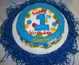 First Boy Birthday Smash Cake