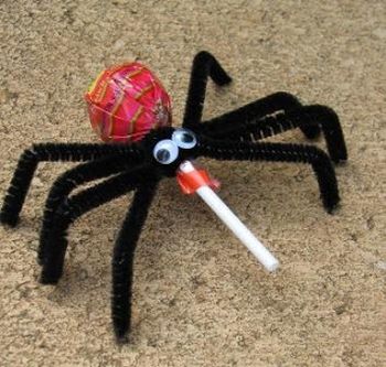 Lollipop Preschool Halloween Craft