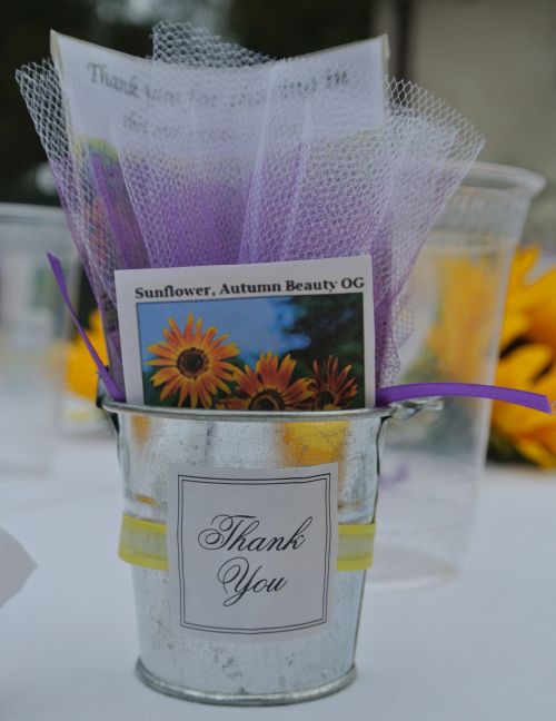 Seed Packet Wedding Favor Thank You