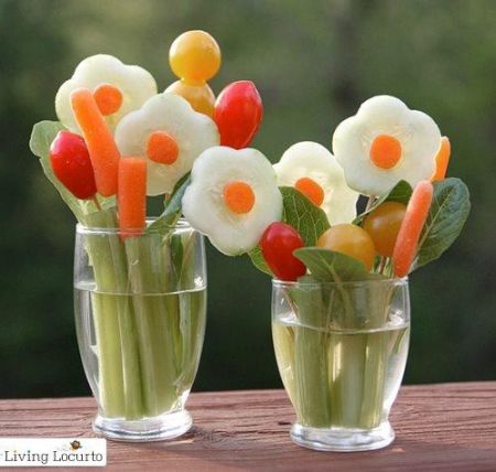 Vegetable Appetizer Display
