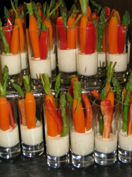 Vegetable Appetizer Shot Veggies