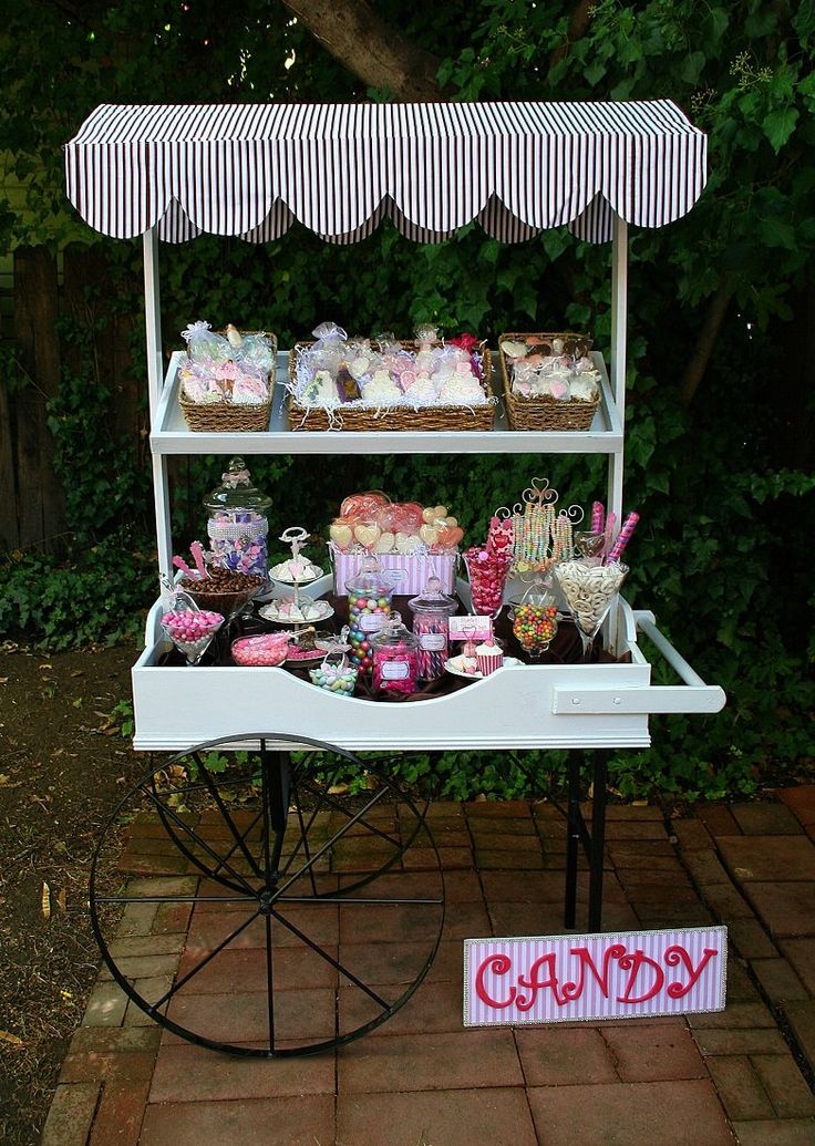 Wedding Candy Buffet Cart