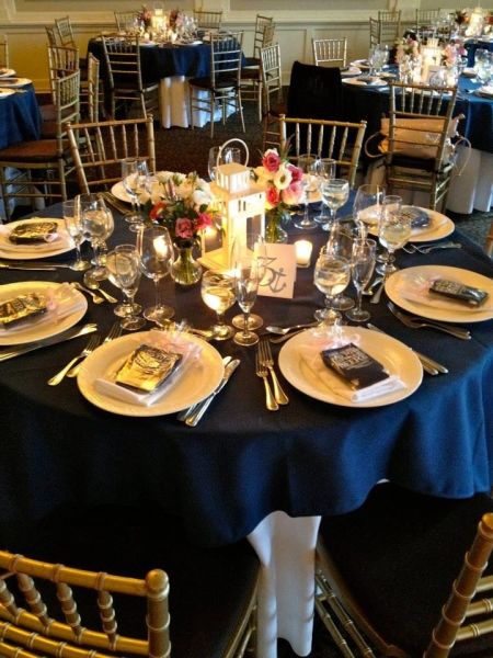 Wedding Favor Koozies Table Setting