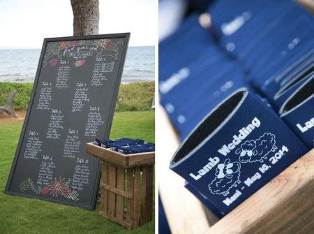 Personalized Wedding Favor Koozies
