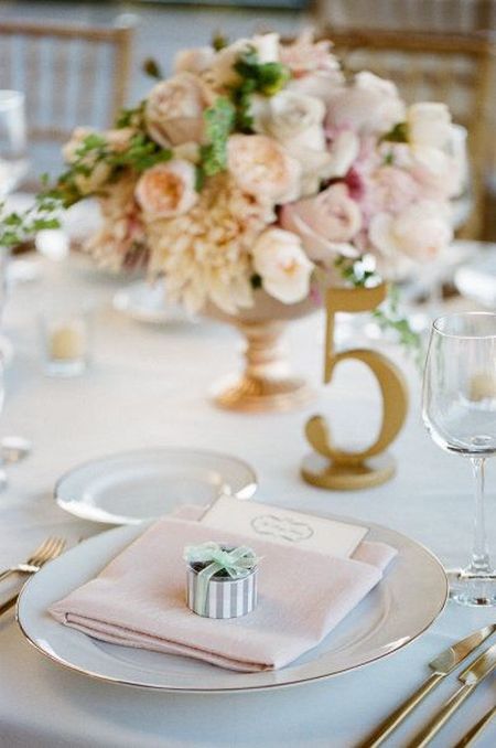 Wedding Favor Mints Tablescape