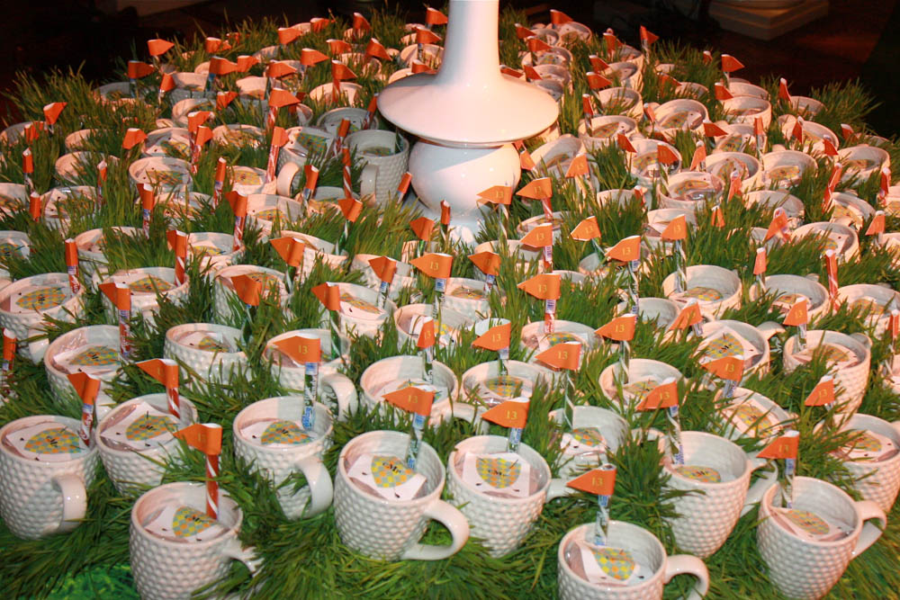 Coffee Cup Golf Wedding Favors