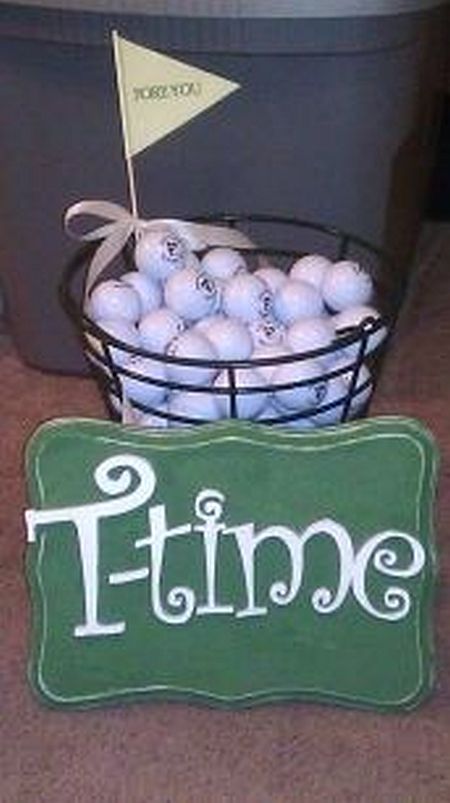 T-time Golf Themed Wedding Favors