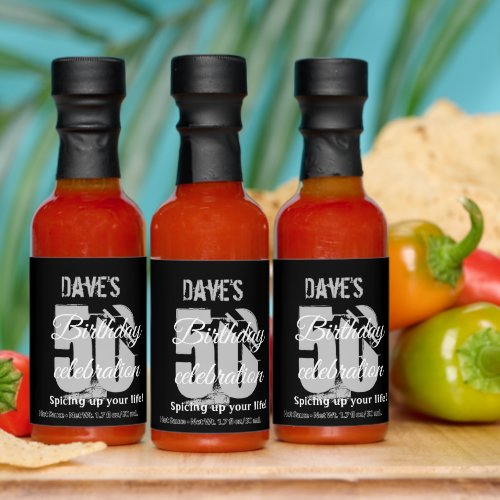 Zazzle 50th Birthday Party Favors Custom Sauces