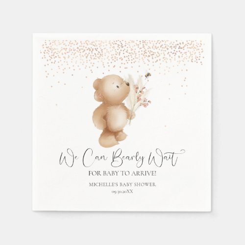 Zazzle Baby Girl Shower Ideas Bearly Wait With Bee