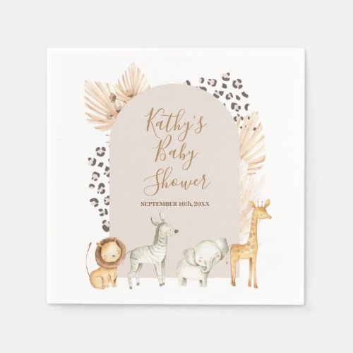 Zazzle Baby Girl Shower Ideas Boho Safari